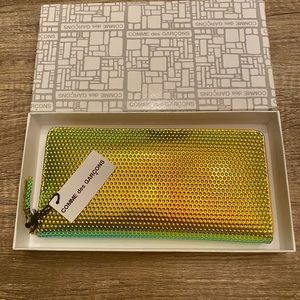 COMME des GARCONS Wallet-metallic yellow